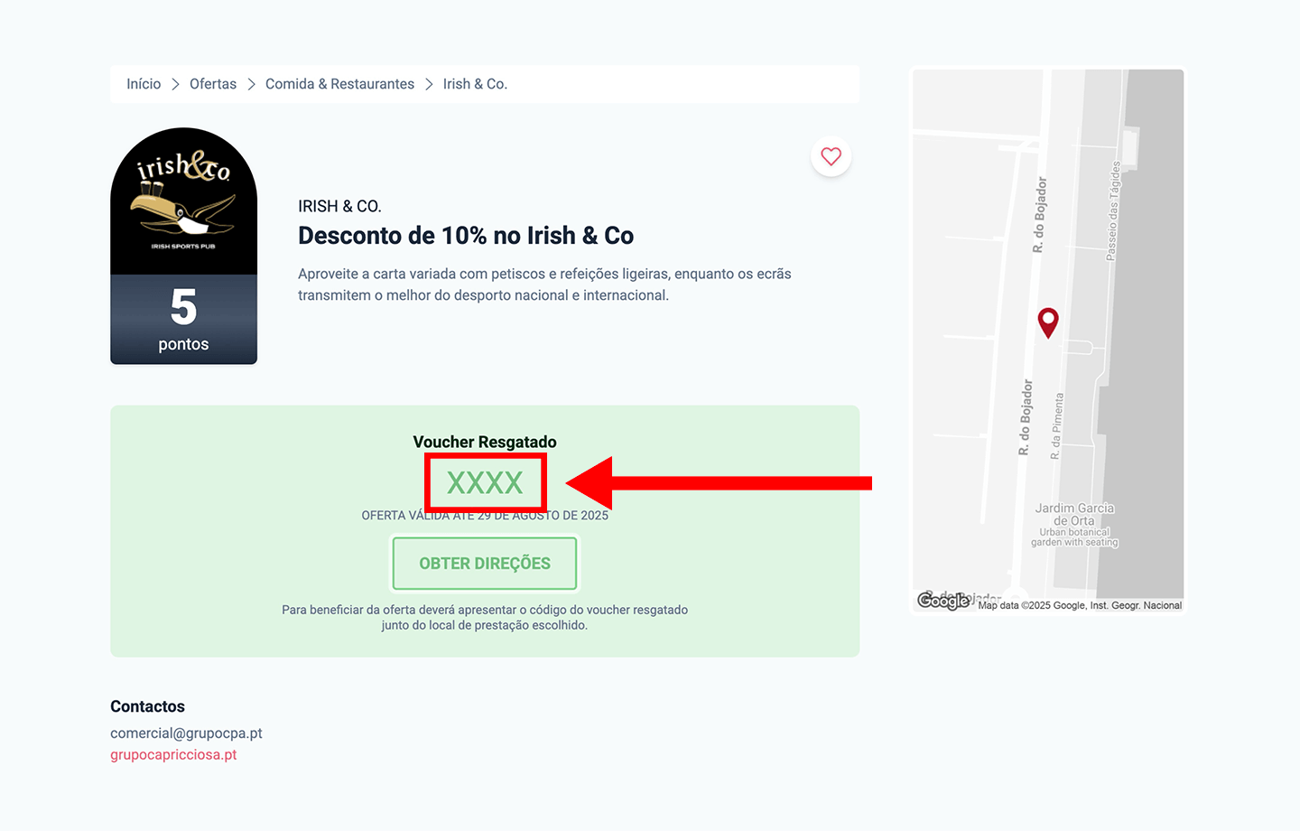irish &amp; co, passo 2: guarde o codigo