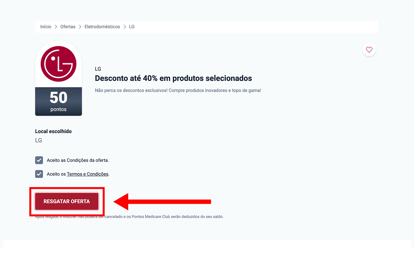 lg, passo 1: escolha o local