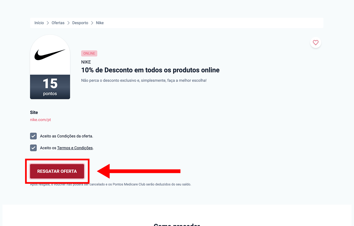 nike, passo 1: escolha o local