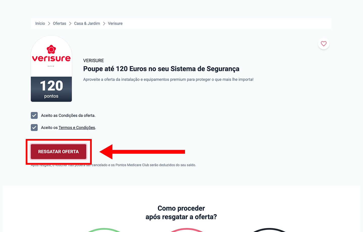 verisure, passo 1: escolha o local